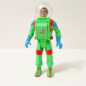 Vtg 1989 Ghostbusters Action Figure Winston Fright Features Kenner Astronaut Toy